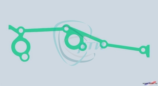 Прокладка крышки цепи левая Г-дв.405,406 ЕВРО-3