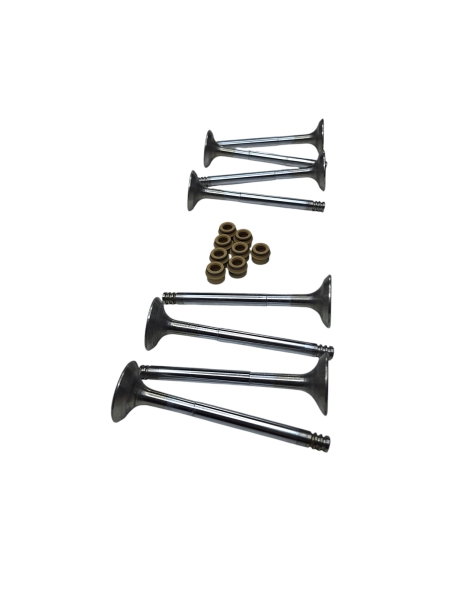 Клапана выпускные дв. 405,406,409ОВЫЕ (к-т 8 шт. с м/с колпачками) ФАРЕР