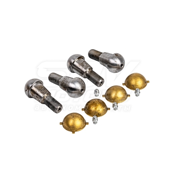 Шкворень УАЗ Патриот, Хантер мост Спайсер на вкладышах (латунь 4 уса) ст/обр. (комплект 4шт без ключ