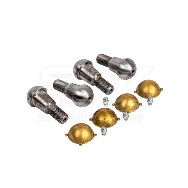 Шкворень УАЗ Патриот, Хантер мост Спайсер на вкладышах (латунь 4 уса) ст/обр. (комплект 4шт без ключ