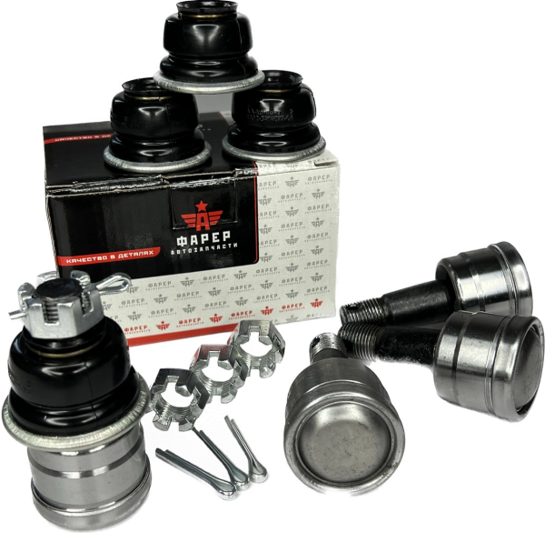Шарнир рулевой тяги Г-3302, 2217 (шарнир + пыльник к-т 4 шт.) СТАНДАРТ ФАРЕР
