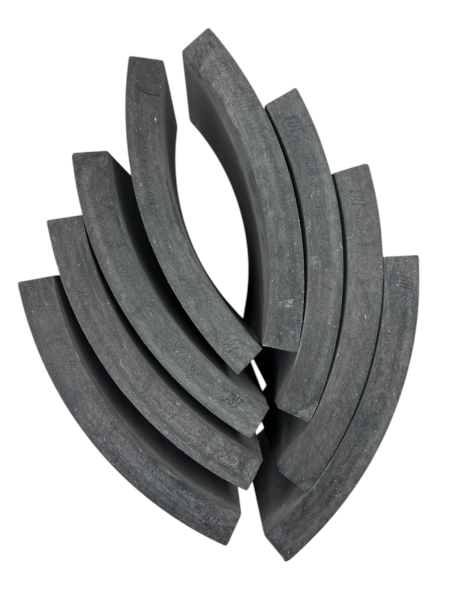 Накладка тормозная ПАЗ-3204 зад. н/св до 06.2014 г.в. 131-02-34 (160х20х191х183х380)