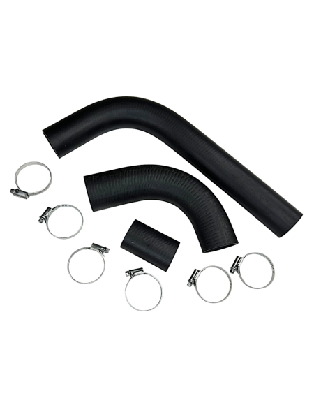 Патрубки радиатора 3102 дв. 402 (к-т 3 шт с хомутами червячными) ОРИГИНАЛ ФАРЕР