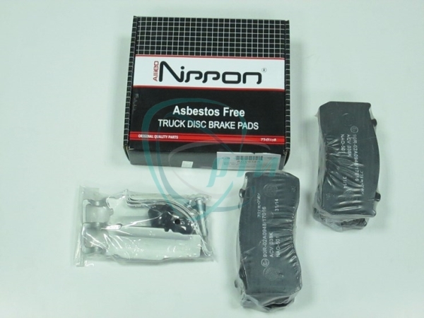 Колодка тормозная ГАЗ 3310 Валдай перед./зад. с монтажным комплектом (комп. 4шт) Allied Nippon