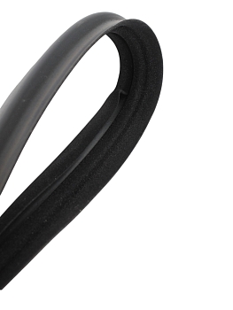 Уплотнитель стекла двери (перед.) наруж. 2108 правый "бархотка" нов.образца БРТ