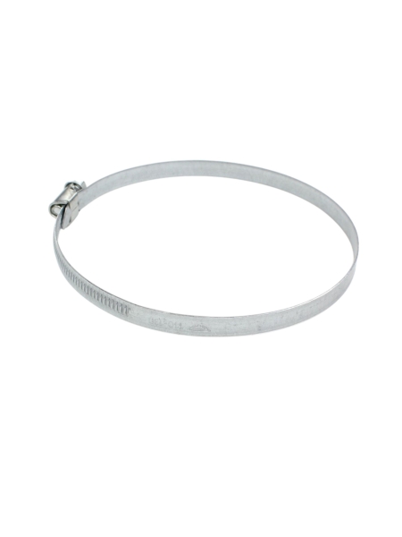 Хомут червячный 110-130/9 (цинковое хроматирование) Завод ТРУД