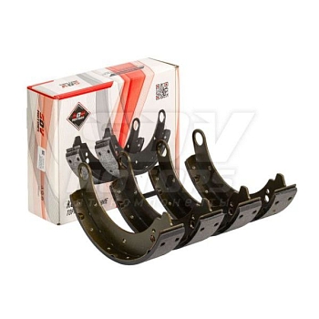 Колодка тормозная УАЗ 3151, 452, 469, 3741 зад., клепанная, усиленная (комп. 4шт)