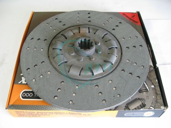 Диск сцепления ведомый КАМАЗ дв.740 усиленн асбест