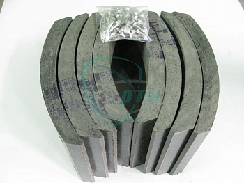 Накладка тормозная ЗИЛ-130 зад.с заклепками