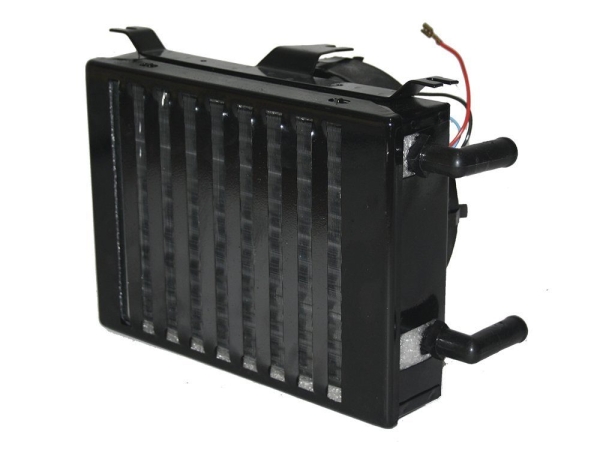 Отопитель салона доп. для а/м ПАЗ (ф=18мм) 24B (алюм.рад) метал.корпус