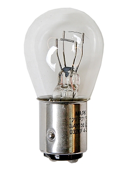 Лампа А 12V-21/5W ВА15S Маяк (ук.поворота,стоп-сигнал) 2-х контакт
