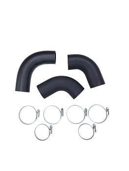 Патрубки радиатора УАЗ-452,469 дв.УМЗ-417 (90л/с) (3 шт.) с хомутами ФАРЕР