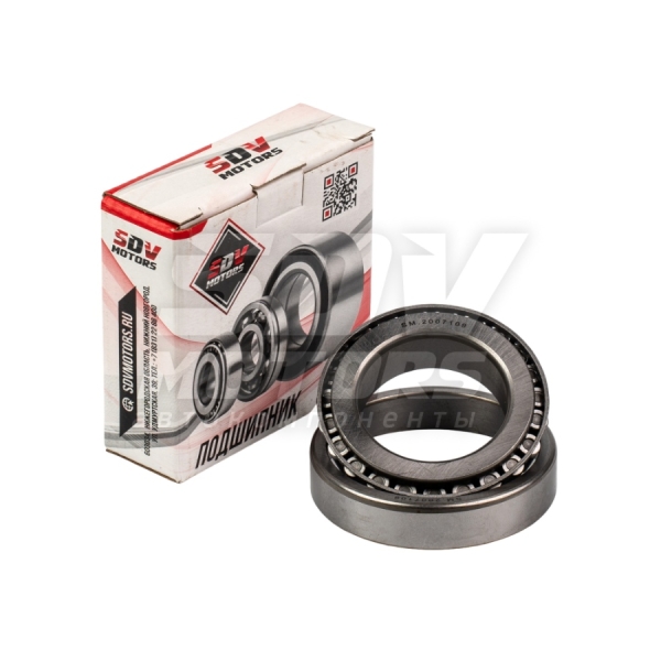 Подшипник ступицы задней Соб-ль наружный, пластины КПП Г-ль Next (рол. радиально-упорный) (2007109