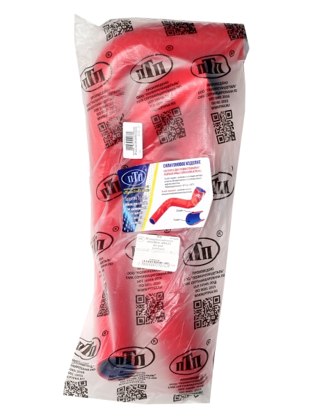 Патрубки радиатора УАЗ 3160 дв. 409 Евро-2,3 (к-т 3 шт. красный) ПТП