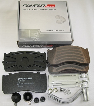 Колодка тормозная ГАЗ 3310 Валдай перед./зад. с монтажным комплектом (комп. 4шт)