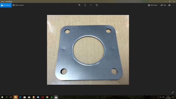 Прокладка приемной трубы (глушителя) Г-ль NEXT дв.УМЗ А-274 Evotech(гладк.)