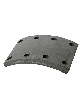 Накладка тормозная КАМАЗ сверл. (шлиф 2-х сторон. 18,5х13,5)