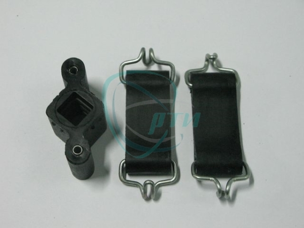 Р/к подвески глушителя 2101-2107 (ремень 2шт, подушка 1 шт)