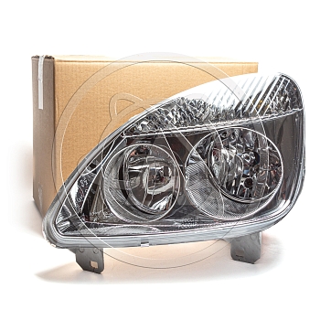 Блок-фара Г-3302, 2217, 33104 левая, стекло (ан.:1502.3775; 676.512.113)