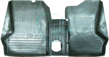 Ковры салона ГАЗель с перемычкой "Вираж" (резина)