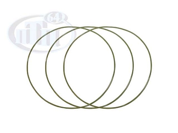 Кольцо упл. гильзы цилиндров ЯМЗ-650 верхнее (вторсиликон) зеленый