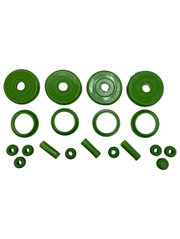 Р/к клапанной крышки дв. 406 (19 дет.) (силикон) зеленый