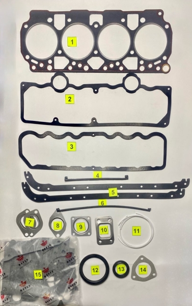 44 Комплект прокладок дв. Д-245 ЕВРО-3 с ПГБ ПРЕМИУМ ФАРЕР