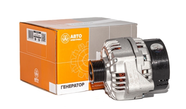 Генератор Г-3302, УАЗ дв.ЗМЗ-40510, 40522, 40524, 406.10, 409.10, 14 В, 135 А, поликлиновый (ан. 4