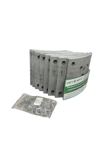 Р/к МАЗ тормозных накладок с заклепками