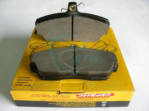 Колодка тормозная Г-2217 перед. Стандарт (б/асб.) (комп. 4шт)