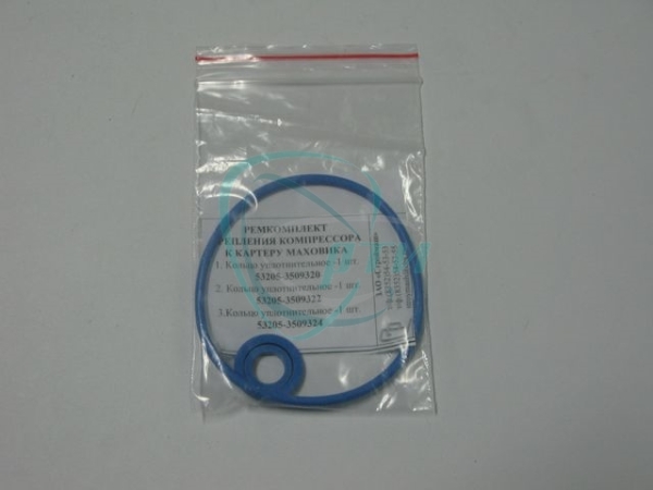 44 Р/к крепления компрессора КамАЗ Евро (фторсиликон)