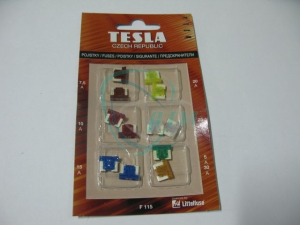 Предохранитель F 115 Little Fuses EXTRA MINI (блистер 12 шт.7,5-2,10-2,15-2,20-2,25-2,5-1,30-1.)