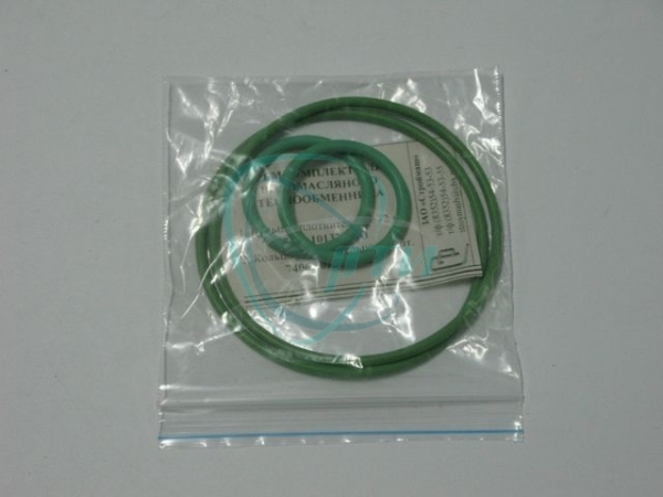 44 Р/к водомасл теплообменника КамАЗ Евро фторсиликон