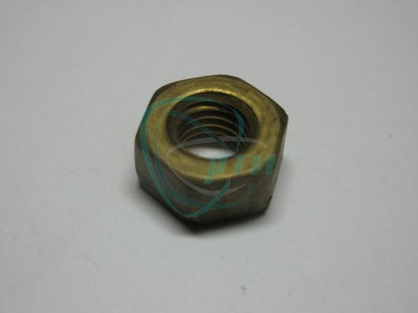 Гайка М10х1,5 приемной трубы В-га, УАЗ (латунь) низкая