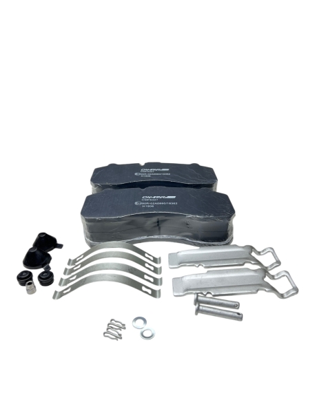 Колодка тормозная КАМАЗ 5490, ЛИАЗ-5292, 6213, Волжанин с монтажным комплектом (комп. 4шт)