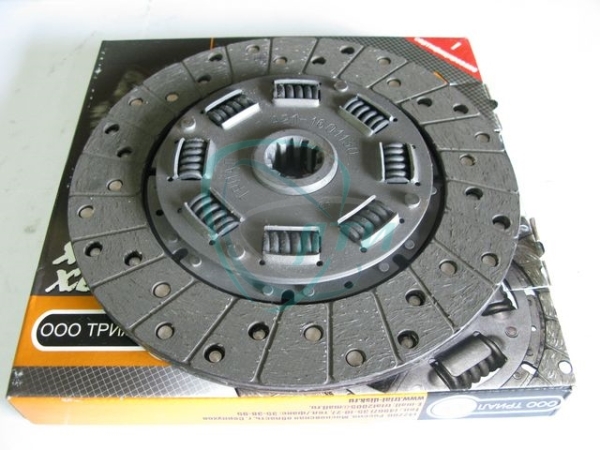 Диск сцепления ведомый Г-ль дв.УАЗ-100 л/с б/асб