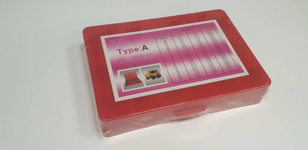 Набор резиновых колец A, красный, 30 размеров, 347шт Technik