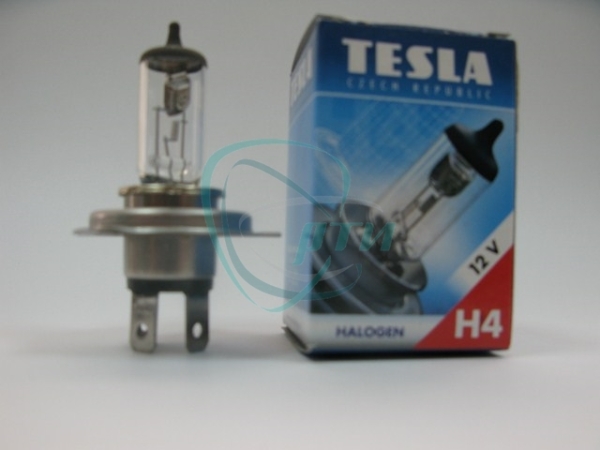 Лампа фар H4 12V-60/55W P43t Tesla