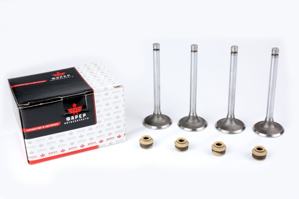 Клапана впускные дв. А274, А305 EvoTech и модиф ОРИГИНАЛ (к-т 4 шт с м/с колпачками) ФАРЕР