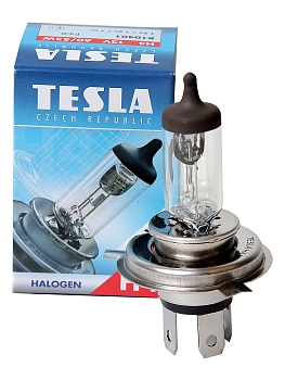 Лампа фар H4 12V-60/55W P43t Tesla