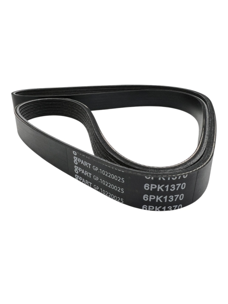 Ремень 1370 (6PK) поликлиновой генератора Г-3110, 3302 двигательЗМЗ-405-409 Евро-2 (с ГУР), двигат