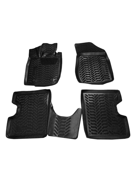 Ковры салона Lada Largus (2012-) 3D с подпятником (без 3-го ряда)