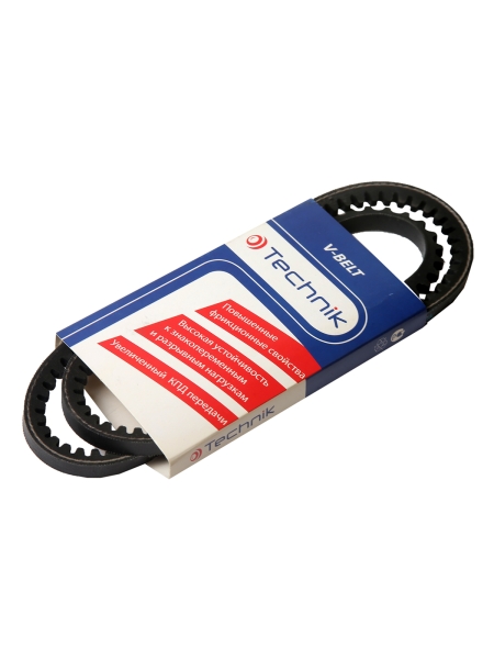 Ремень 975 (AVX-10 10х8) вентиляторный зубчатый КРАЗ-6505, 6437, 260, ЗИЛ-118, ЗМЗ (Technik)