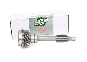 Вал первичный УАЗ-452 КПП 4-ст. н\о под стопор (вал d=29) "Авторг"