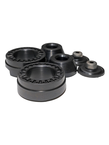 Проставки под пружины KIA Rio 3 перед./зад. (увеличение клиренса) Полиэдр