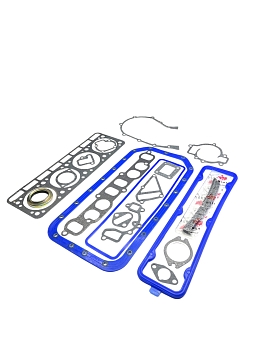 Комплект прокладок дв. ЗМЗ-410 ЛЮКС (полный) силикон, паронит 0.8 19 шт. ФАРЕР