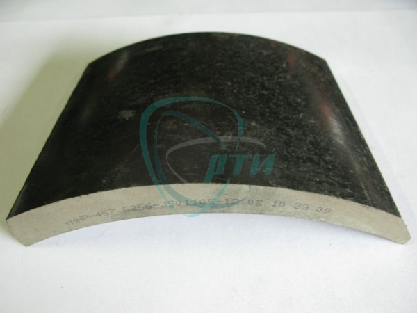 Накладка тормозная ЛиАЗ-5256 перед. (б/асб.)