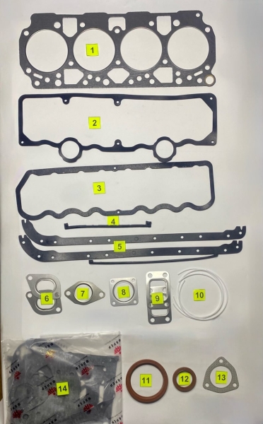Комплект прокладок дв. Д-245 ЕВРО-3 с ПГБ СТАНДАРТ ФАРЕР