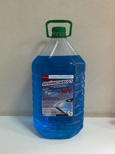 Жидкость стеклоомывающая (зеленая крышка) -30 "Драйв комфорт"