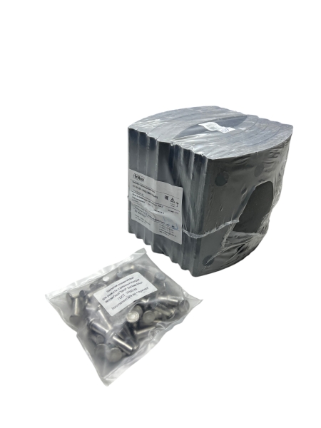 Накладки тормозные МАЗ с заклепками (шлиф. 2-х сторон./15,5 к-т) с заклепками